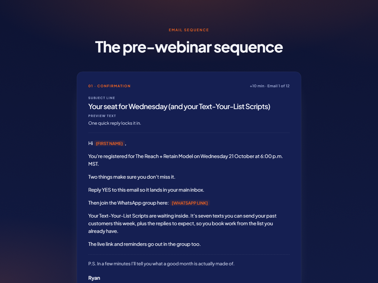 Pre-webinar preview